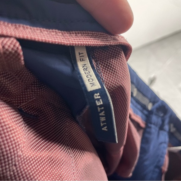 culwell & son atwater modern fit stretch pants Sz 44 x 28” inseam mariner blue - Picture 7 of 9